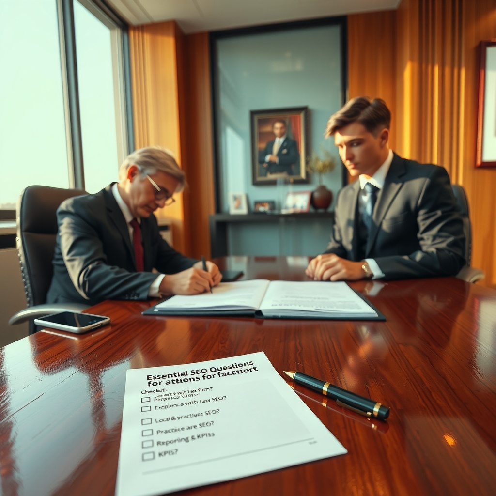 Essential Questions to Ask When Hiring an SEO Consultant for Attorneys